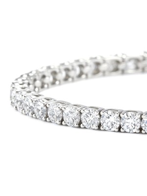 su yolu gümüş bileklik - 4 mm