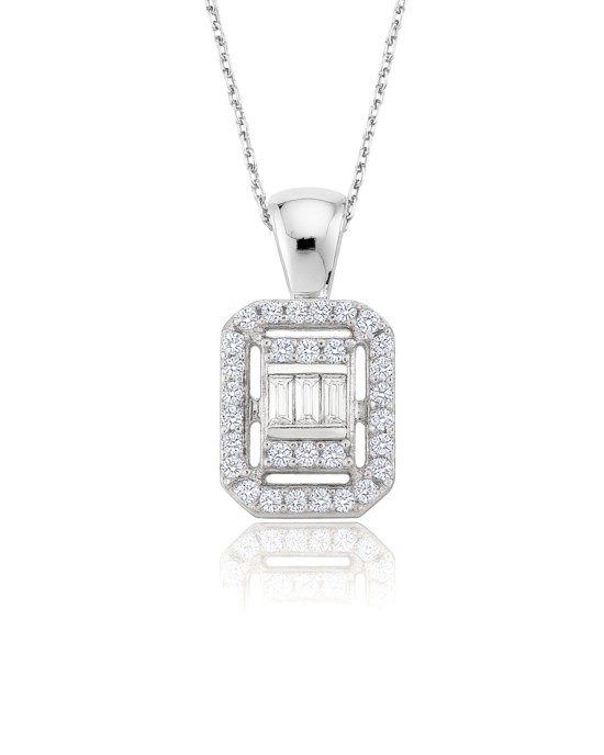 Donna - Gümüş Tektaş Takı Seti