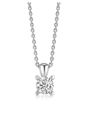 Bella - Gümüş Tektaş Kolye