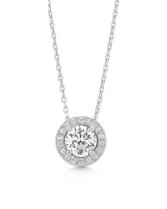 Eva - Gümüş Tektaş Takı Seti 