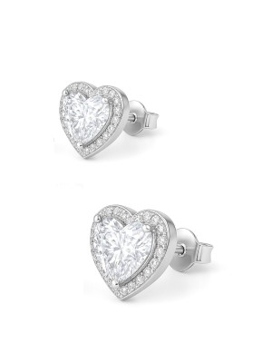 Lovely - Gümüş Tektaş Küpe 