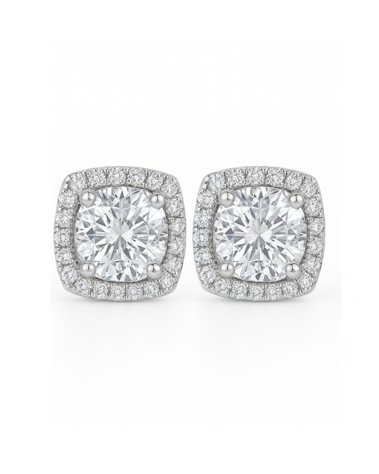 Livne - Gümüş Tektaş Küpe 