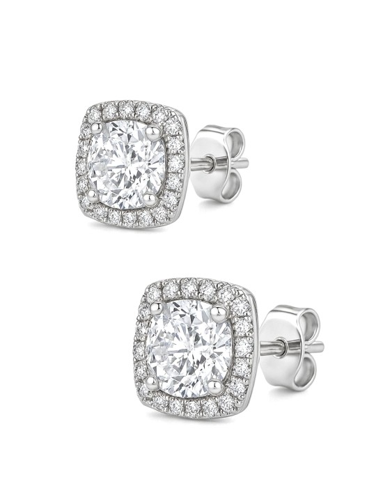 Livne - Gümüş Tektaş Küpe 