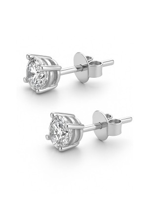 Amore - Gümüş Tektaş Küpe 