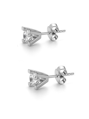 Bella - Gümüş Tektaş Küpe