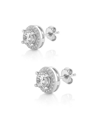 Eva - Gümüş Tektaş Küpe