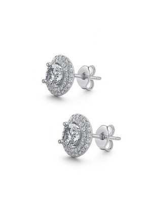 Lasso - Gümüş Tektaş Küpe