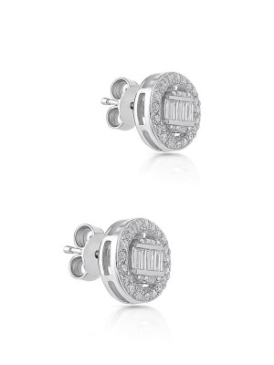 Palermo - Gümüş Tektaş Küpe