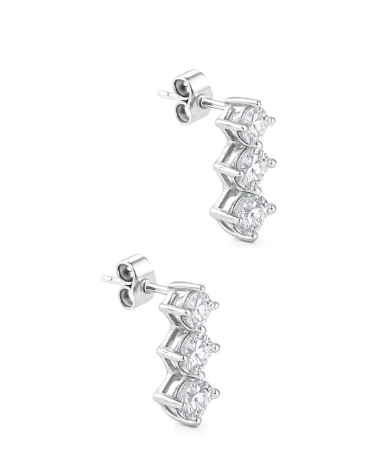 Tria - Gümüş Tria Küpe