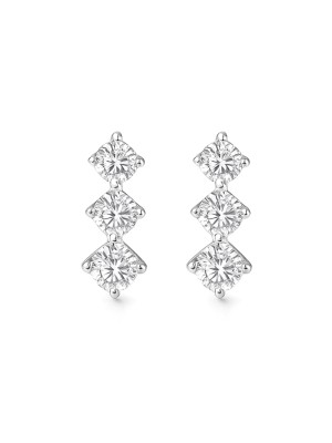 Tria - Gümüş Tria Küpe