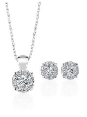 Lizzo - Gümüş Tektaş Takı Seti 